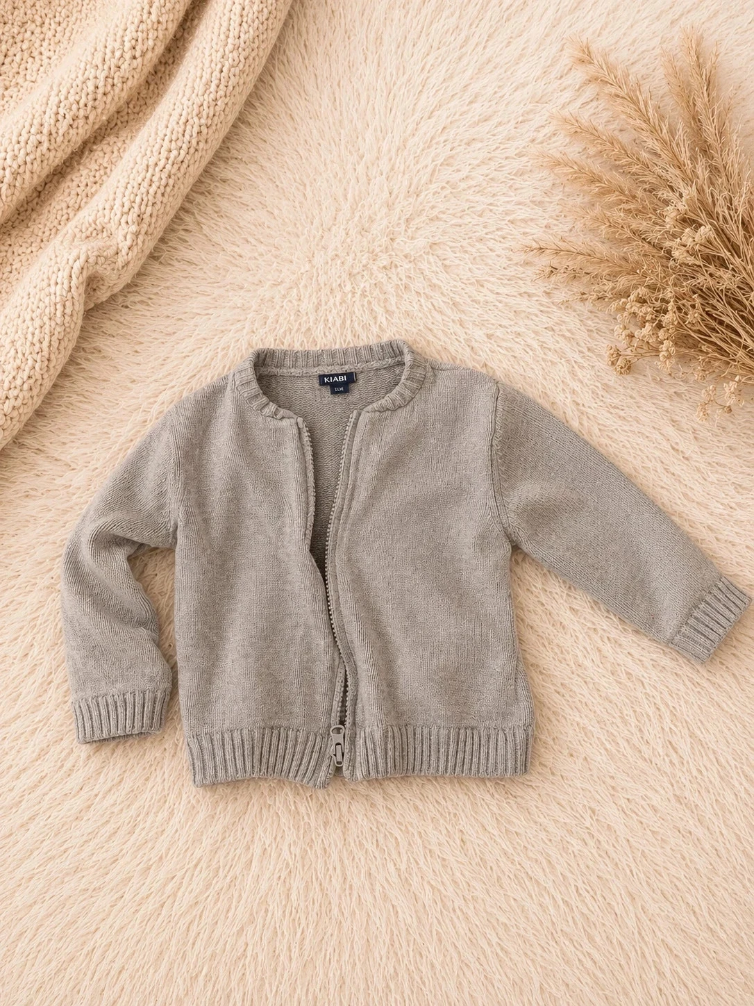 Gilet garçon gris Kiabi T.24 mois